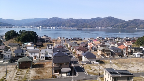 目の前には宮津湾が広がっています