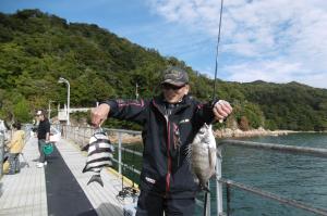 R7年10月25日釣果　福知山市の北田さん　サンバソー＆チヌ