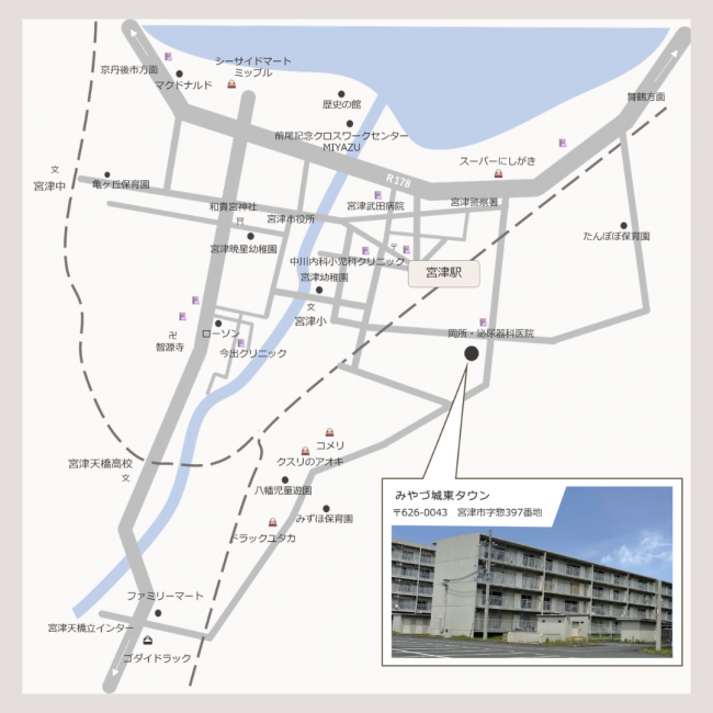 城東タウン周辺地図