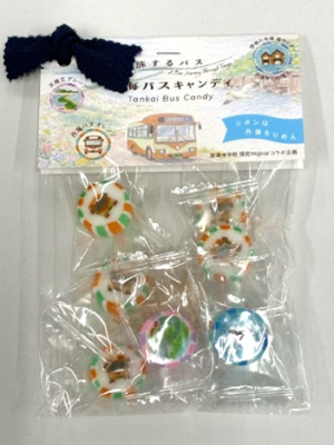 出来上がった商品のキャンディ