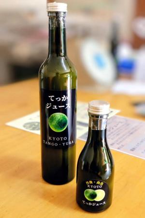てっかジュースの緑色の瓶