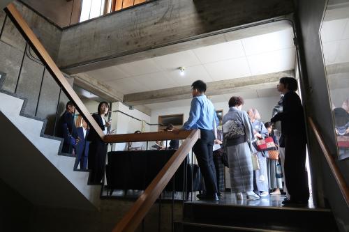 宮津市庁舎建物見学の様子