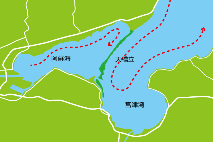 天橋立を作った海流