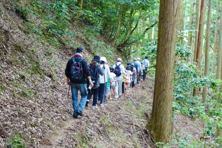 鬼石に向かう山道