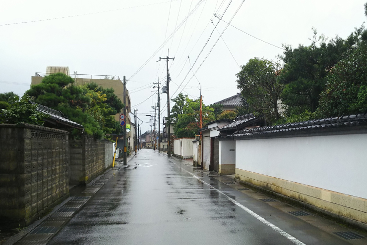 柳縄手の町並み