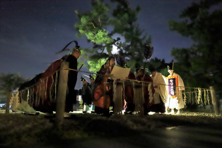 遷宮の様子