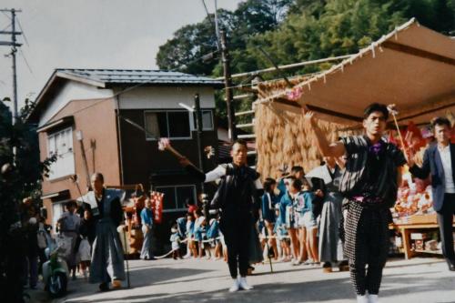 大西集落の太刀振り