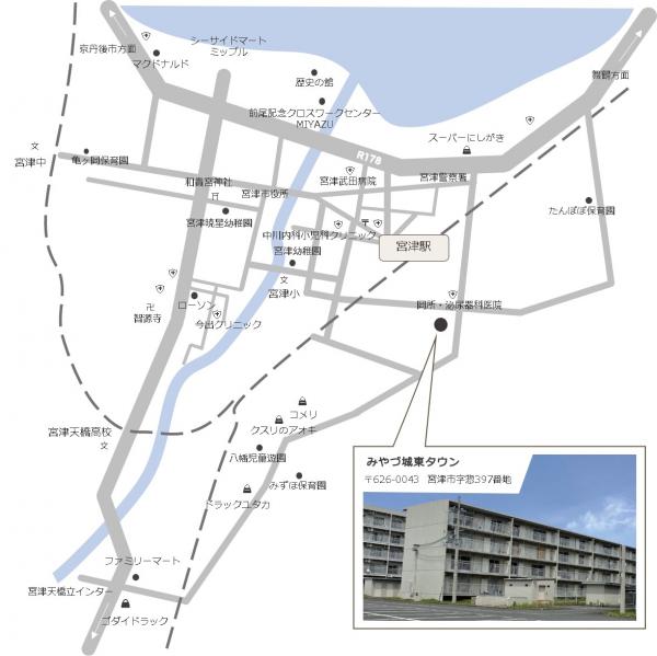 城東タウン周辺地図