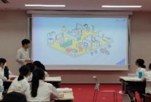 福知山公立大学での様子
