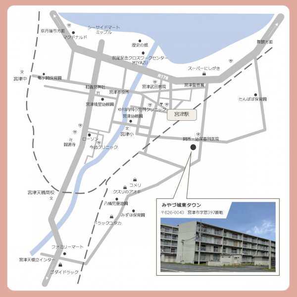 城東タウン周辺地図