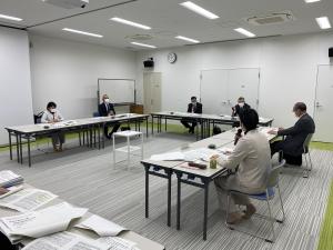 令和２年度宮津市総合教育会議の様子