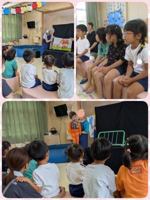 読み聞かせボランティアさんの読み聞かせ