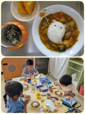 ハロウィン給食
