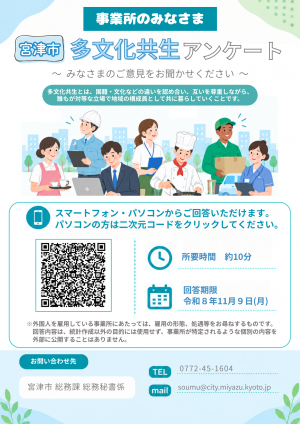 アンケートチラシ(事業所向け)