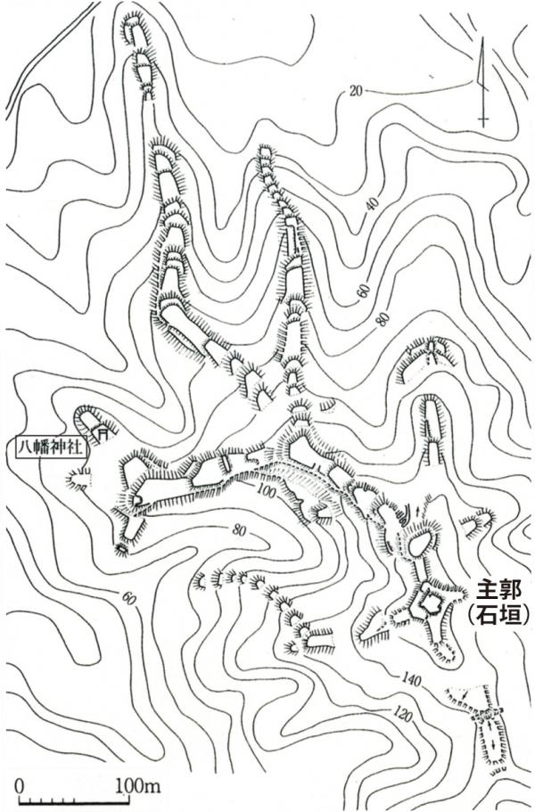 八幡山城跡